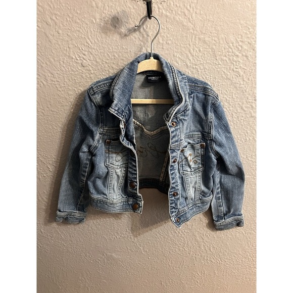 Sonoma Youth Girls Size 6 Denim Jean Jacket Snap Closure Kids - Picture 1 of 8